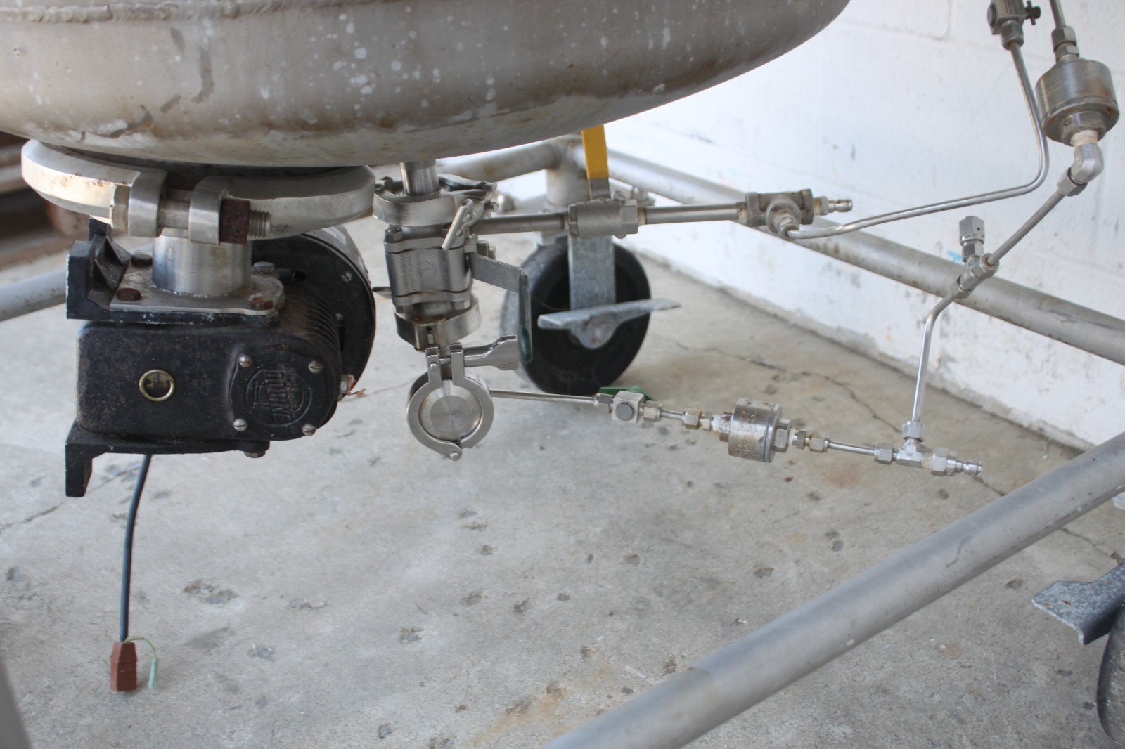 Cherry Burrell Stainless Steel Pressure Tank on Wheels AS-IS