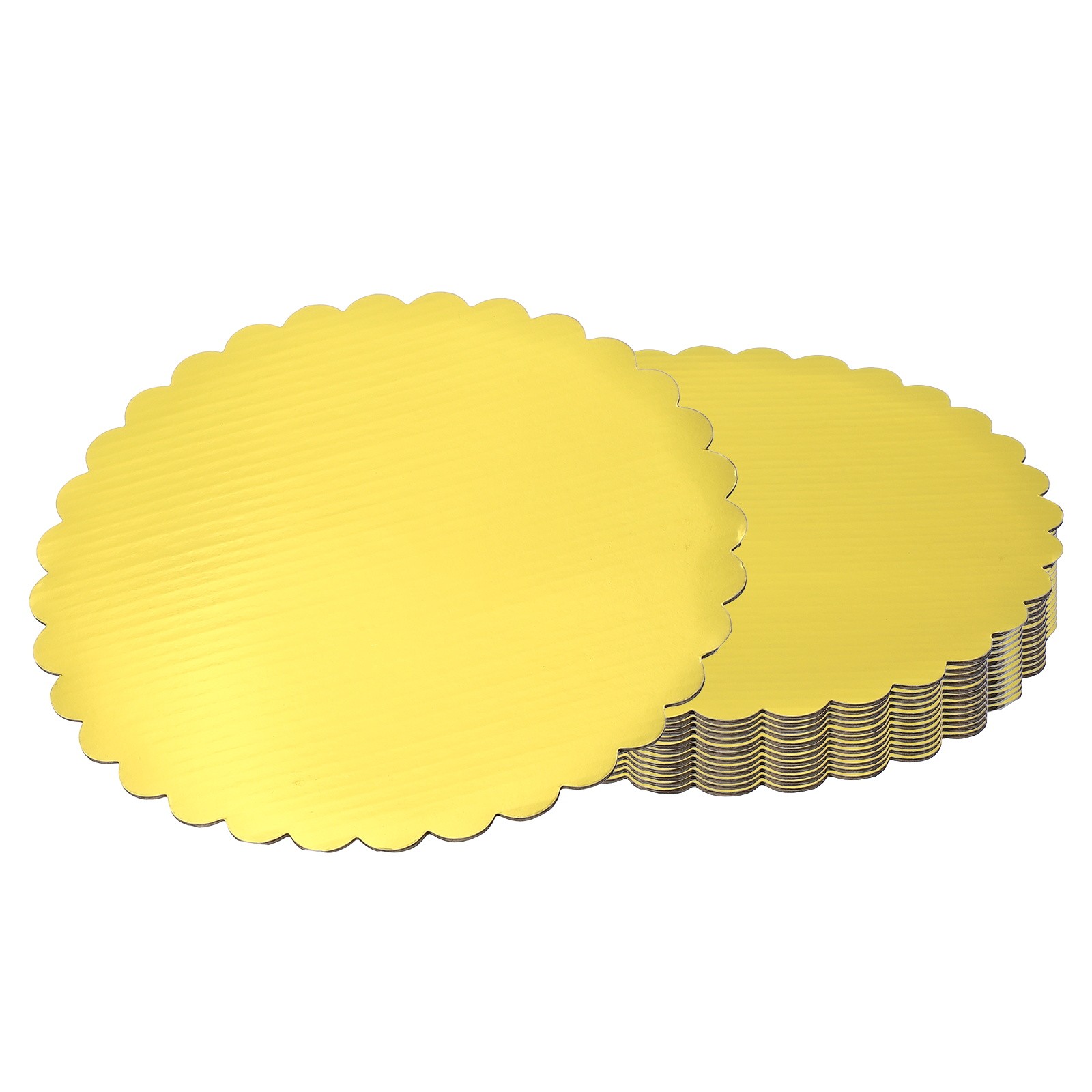 15pcs Cake Board Round, 8 inch Cake Circle Base Cake Plate Gold