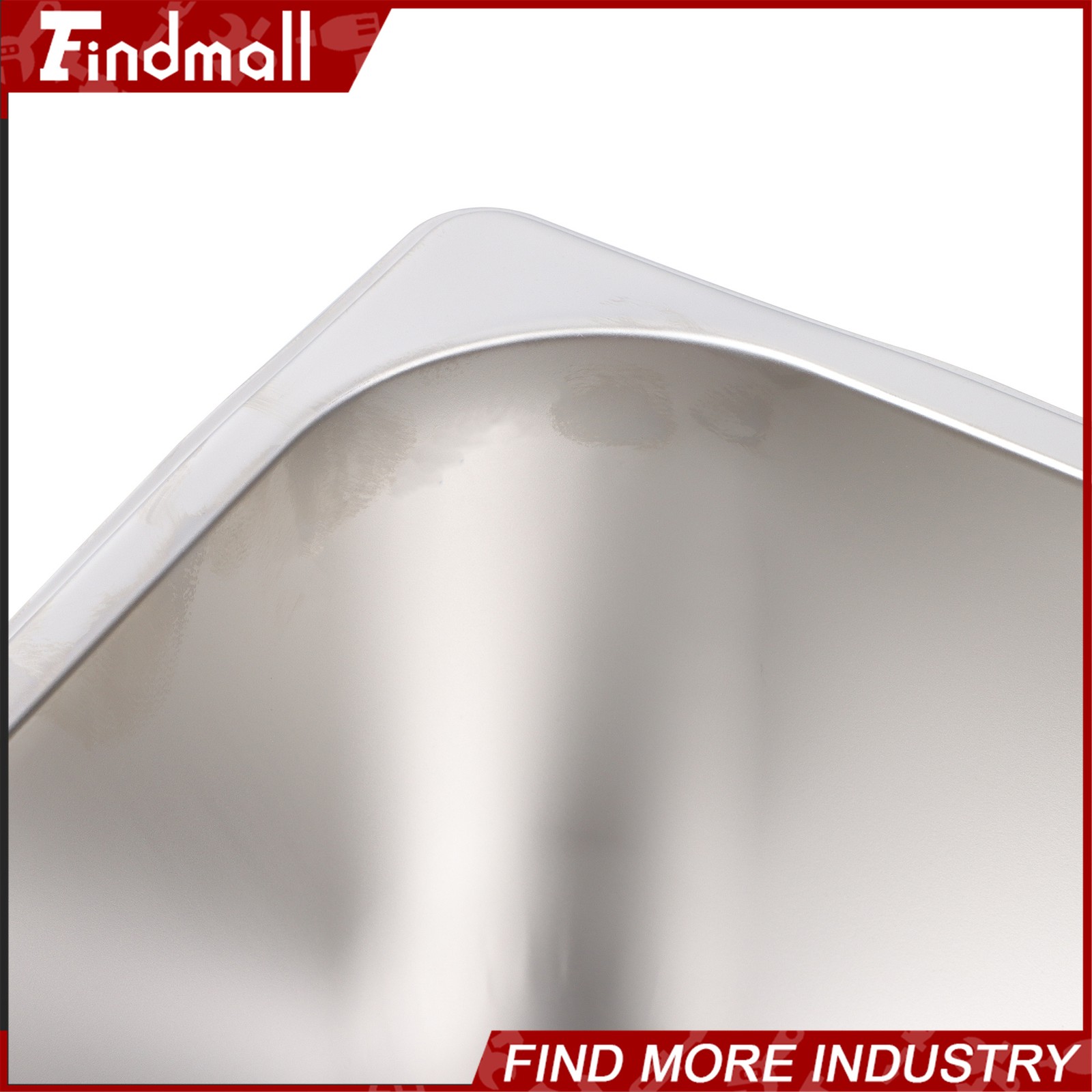 Findmall 4 Pack Set 6″ Deep 1/2 Size Steam Table Pans Hotel Prep Buffet Pan