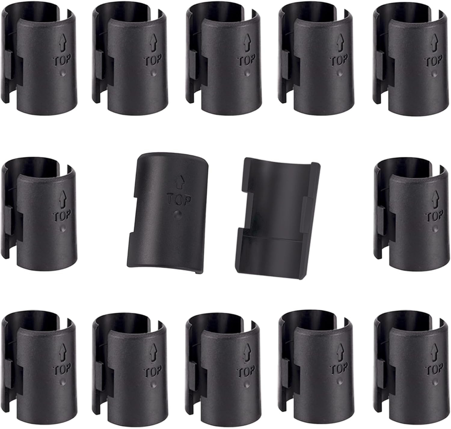 40 Pack Wire Shelf Clips – Replacements for 1″ Post Metal Shelving Systems