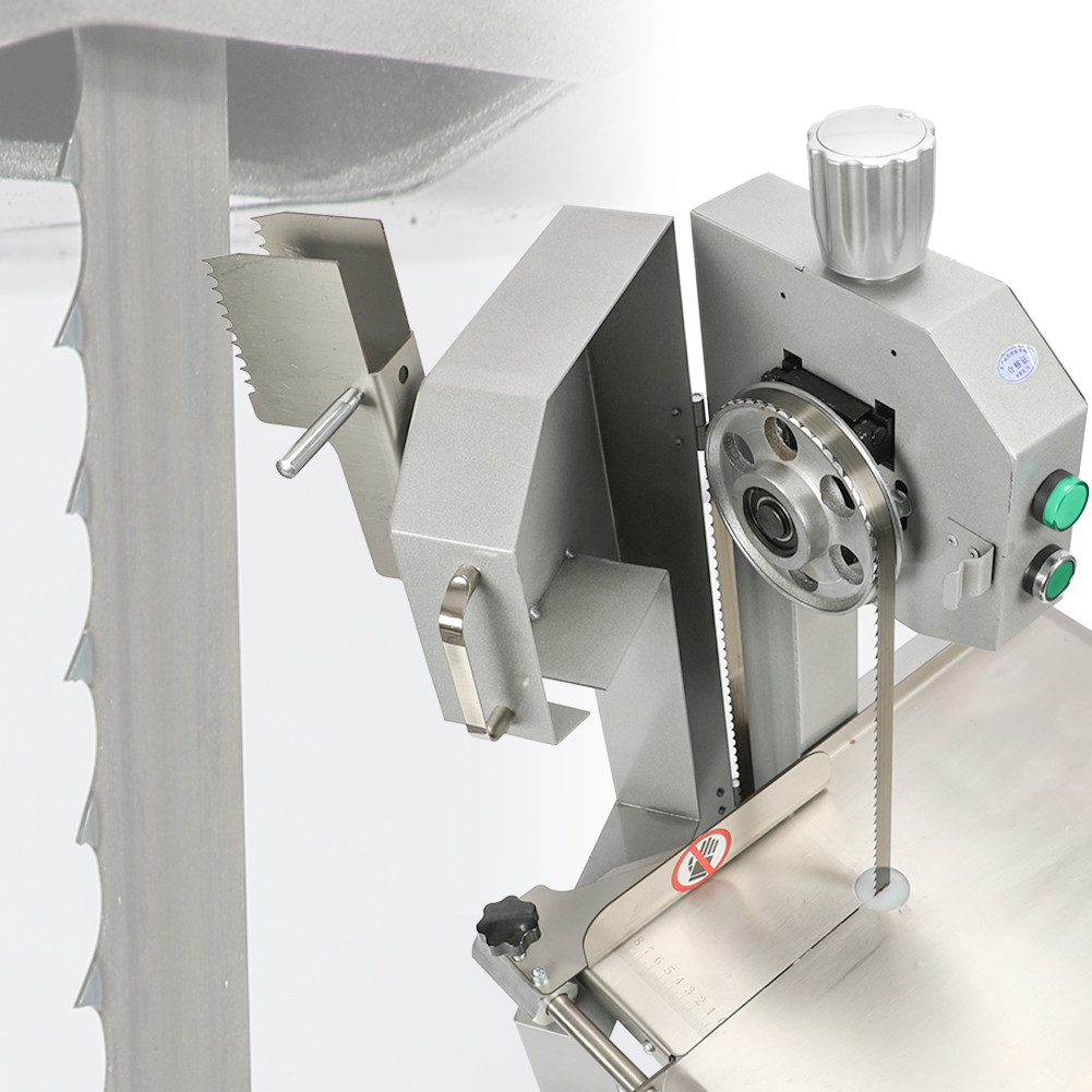 850W Electric Frozen Meat Cutter Commercial Food Cutting Bone Sawing Machine