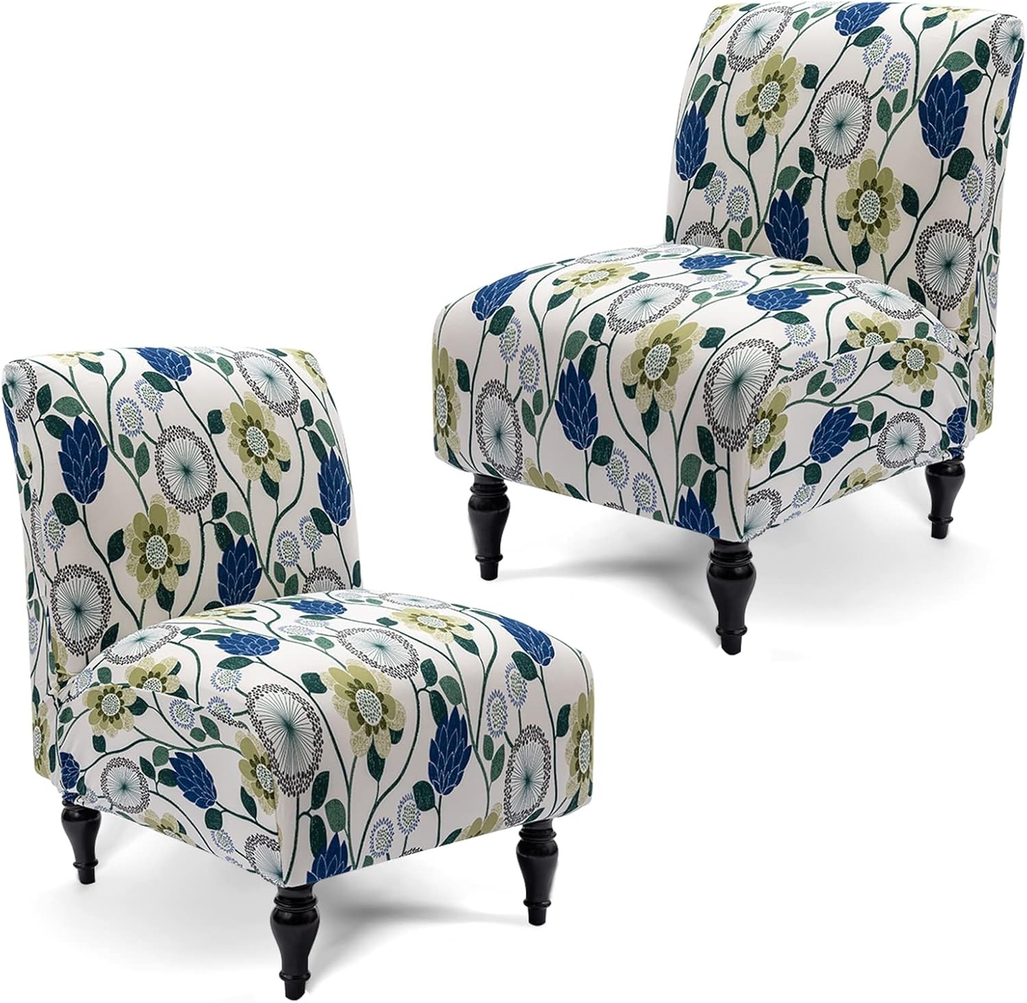 Armless Accent Chair Cover Slipcover,Slipper Chair Cover Super Fit Stretch