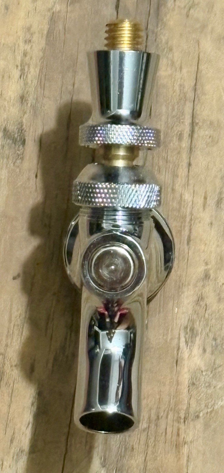 Standard US beer faucet with brass lever