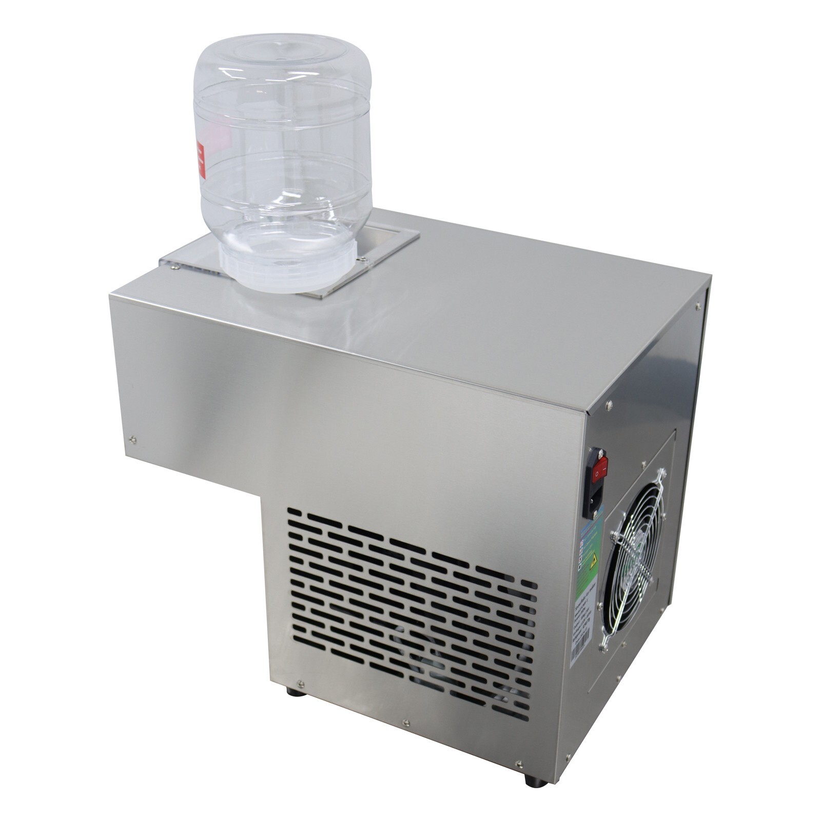 110V 1/2HP Commercial Air Cooling 2*3L Snowfake Ice Machie Snow Cone Machine