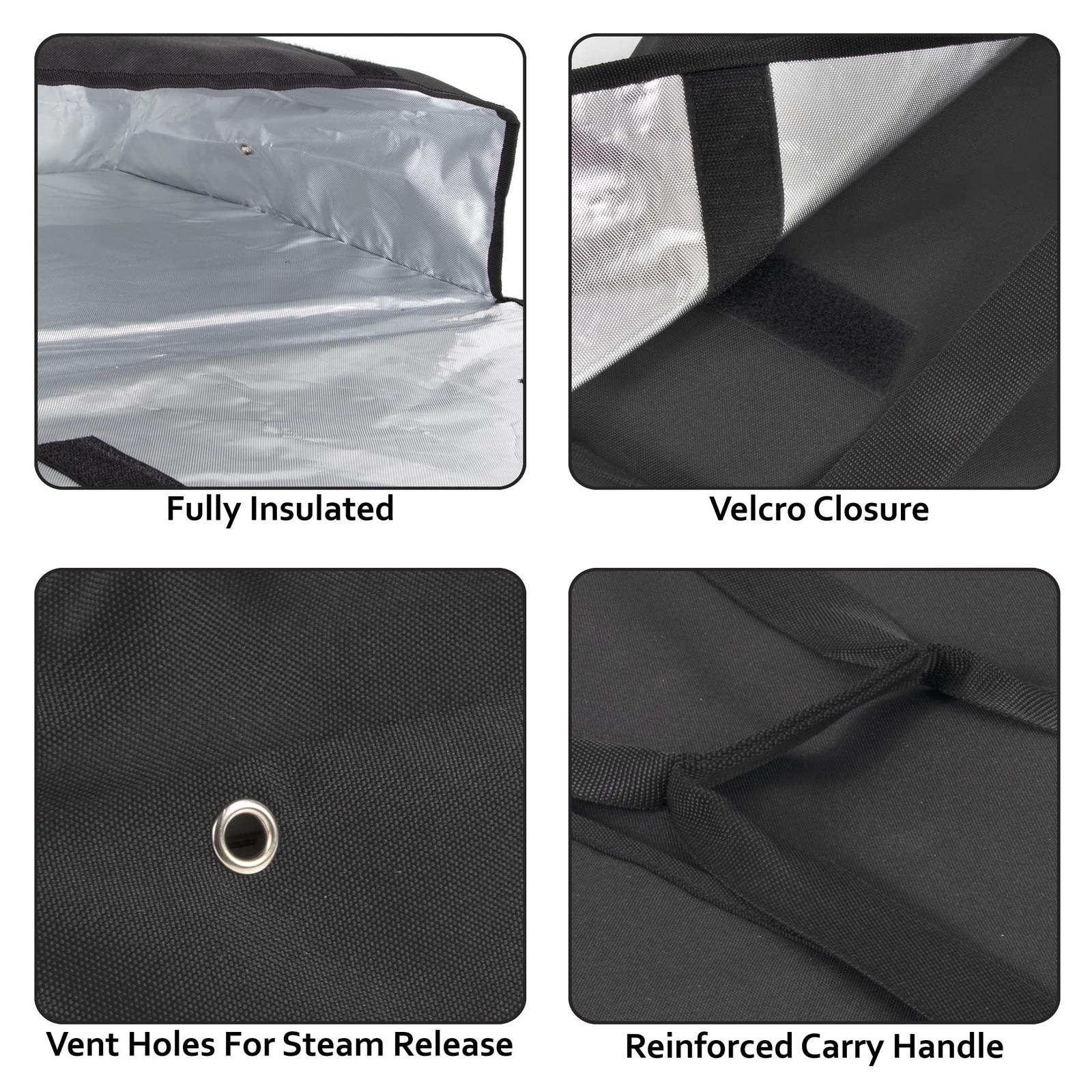 Pizza Bags for Delivery, Insulated Pizza Delivery Bag for Delivery Drivers, 2…