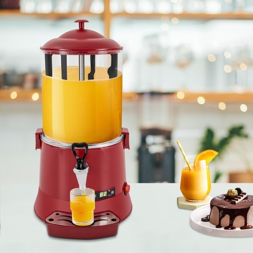 10L Commercial Hot Chocolate Maker Coffee Chocolate Dispenser Warmer Heater 400W