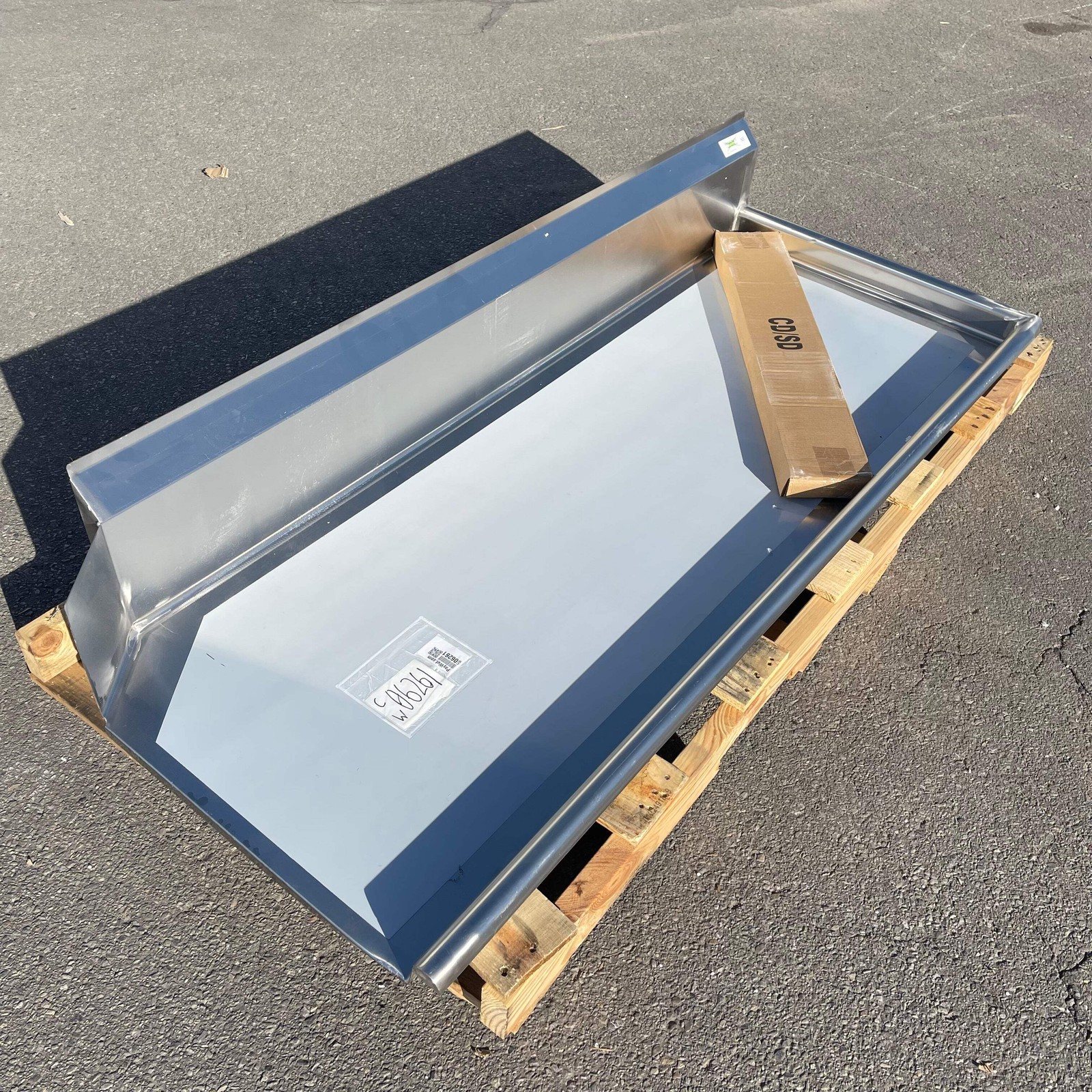 Z@ Pallet of REGENCY Clean Dish Table – Right Drainboard Stainless Steel 600CDT7