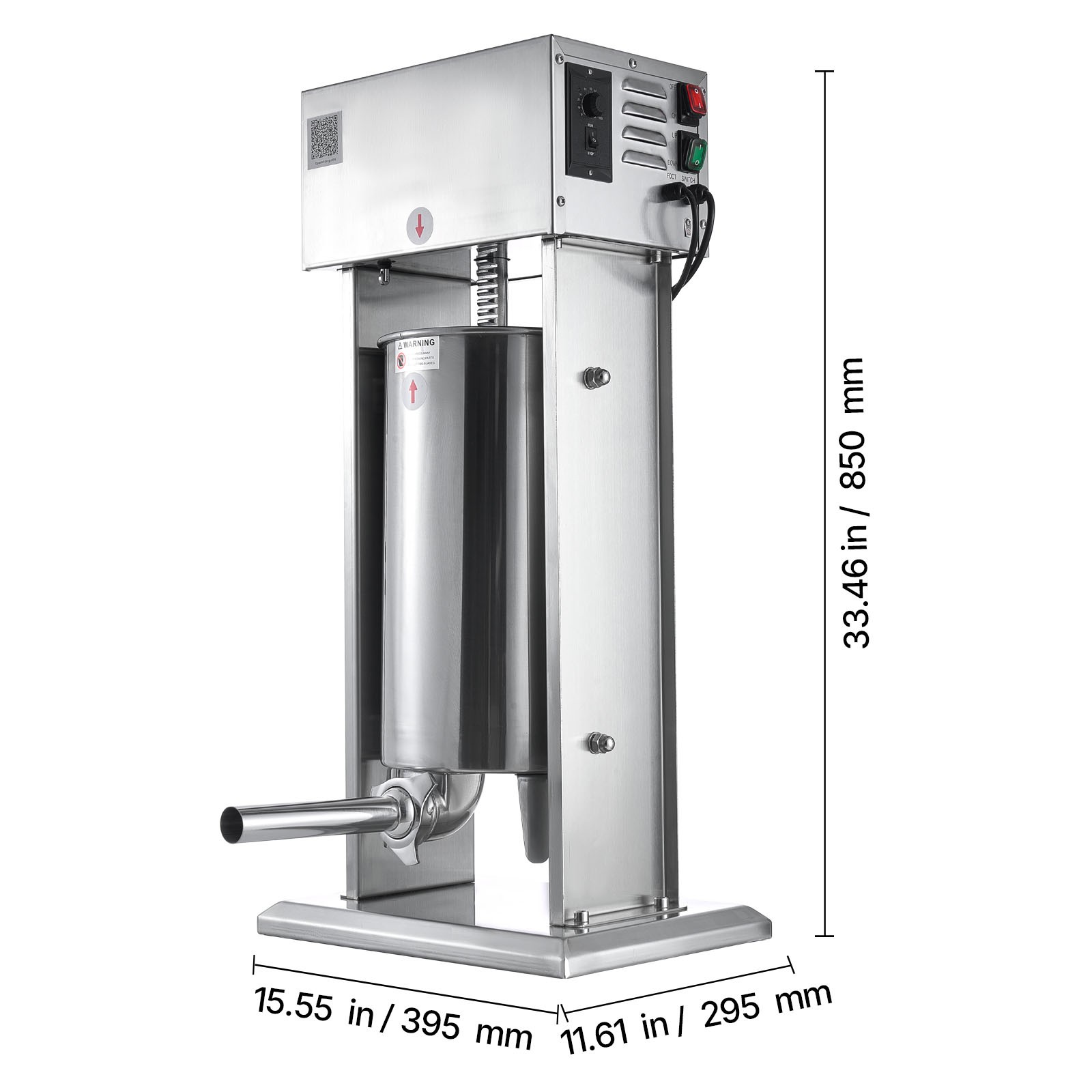Uimoso Electric Sausage Stuffer 33LBS / 15L Sausage Maker Meat Filler Machine