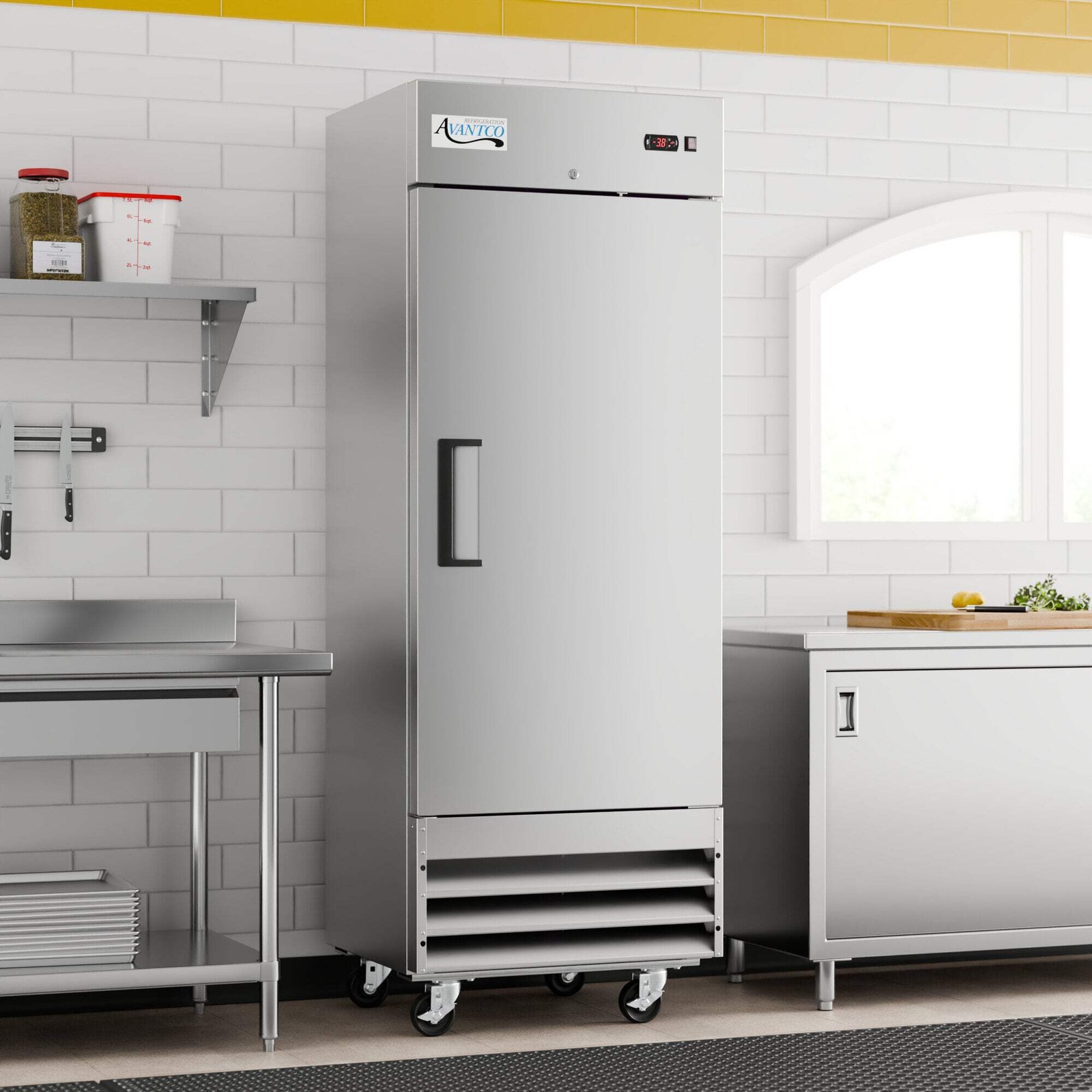 29″ Solid Door Reach-In Freezer