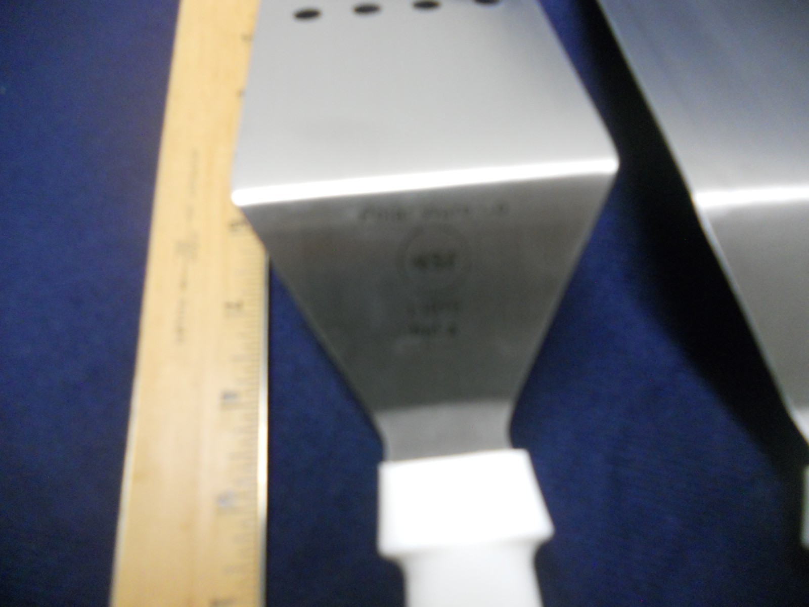 2Stainless Steel Spatula Turner Polar Ware NSF T6017 T6016 India 8 1/4″ x2 7/8″