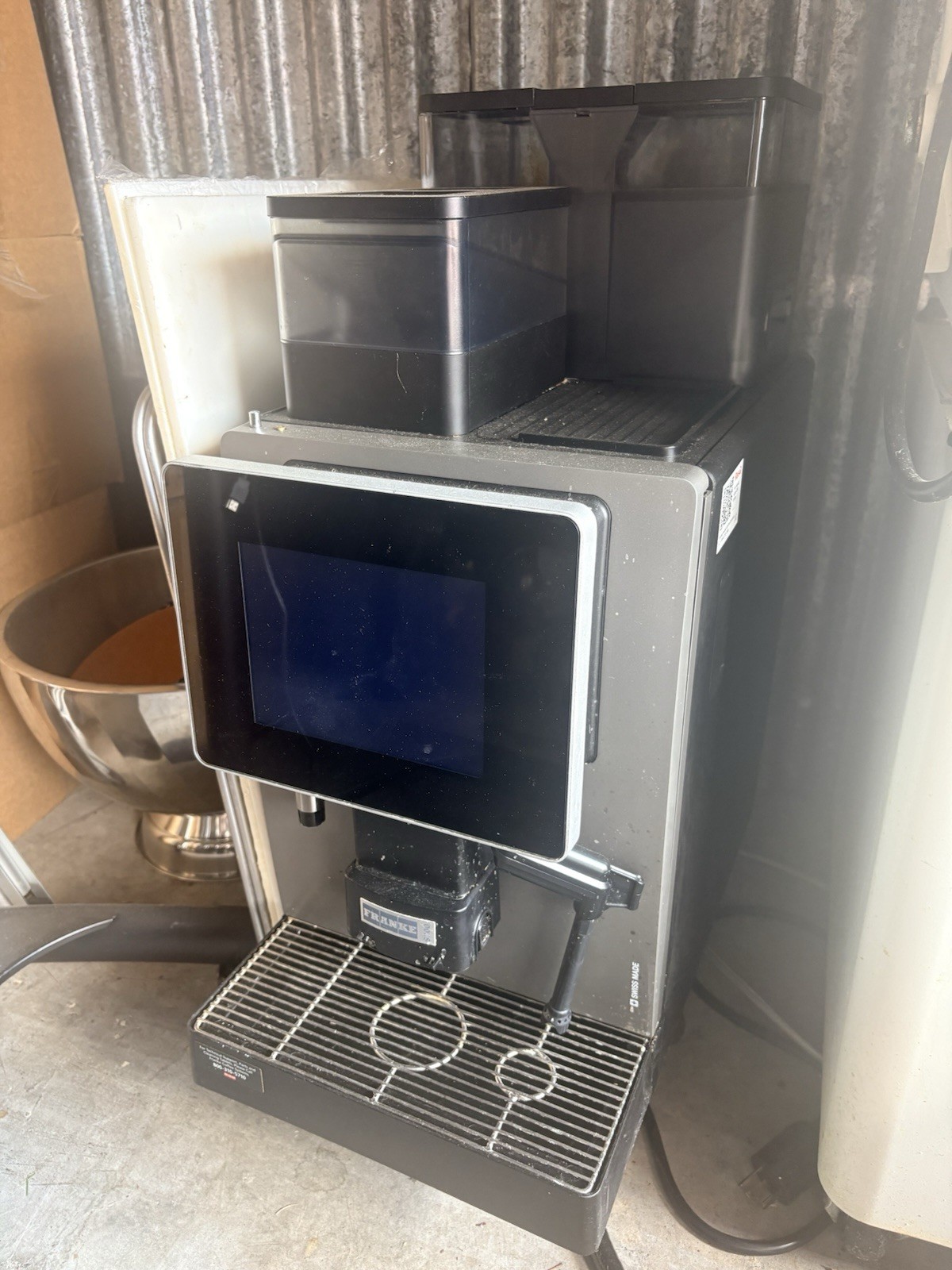 Franke S700 Commercial Touchscreen Super Automatic Espresso Machine Black/Silver