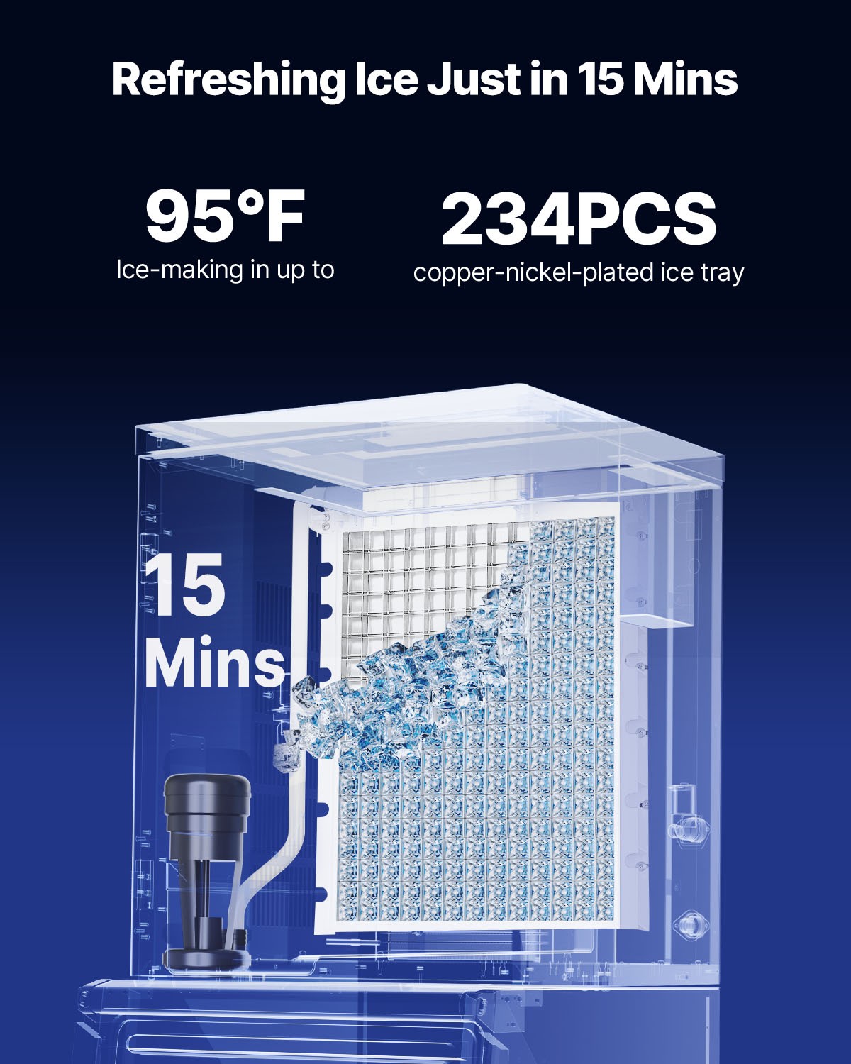 VEVOR Commercial Ice Maker Machine – Head 800 lbs/Day Self-Cleaning Ice Maker