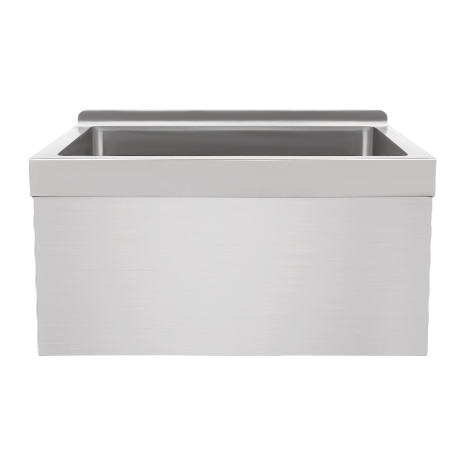 Commercial Wall-Mounted Mop Sink Rectangular Stainless Steel Floor Mop Sink