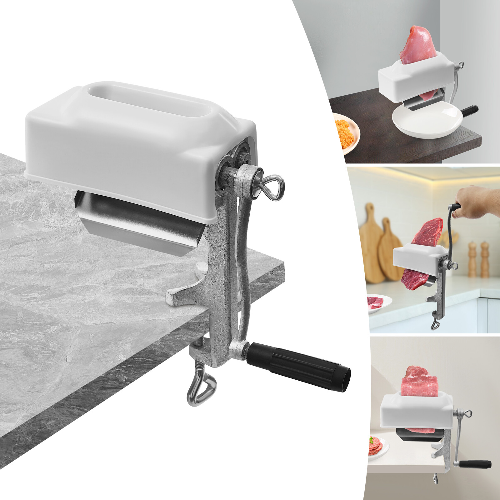 Commercial Manual Meat Tenderizer Machine Stainless Steel Kitchen Tool HOME NEW