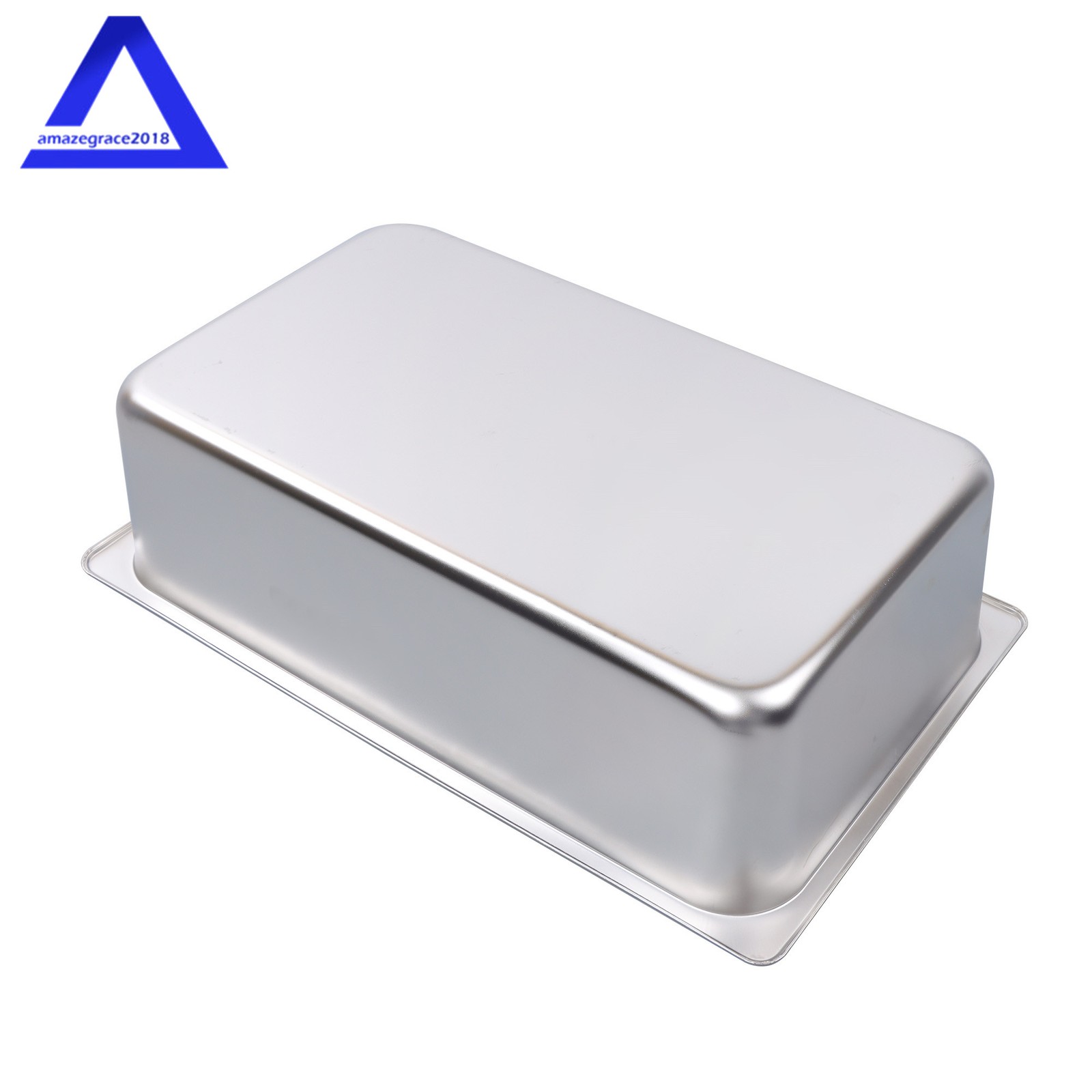 Steam Table Hotel Pans Full Size 6″ Deep 2 Pack Stainless Metal Tray Sets