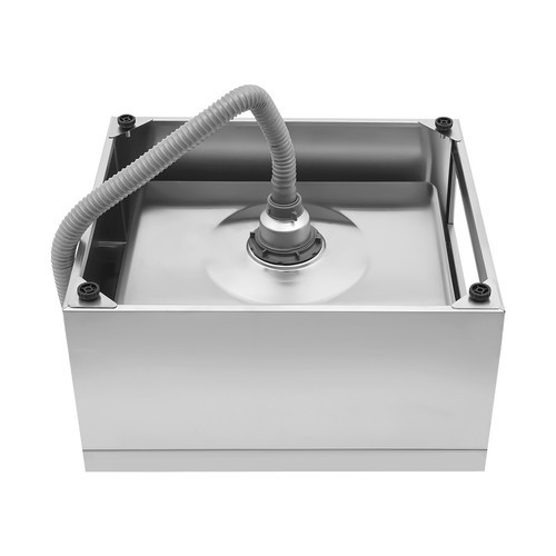 18x19In 304 Stainless Steel Commercial Kitchen Sink Utility Sink Single Bowl