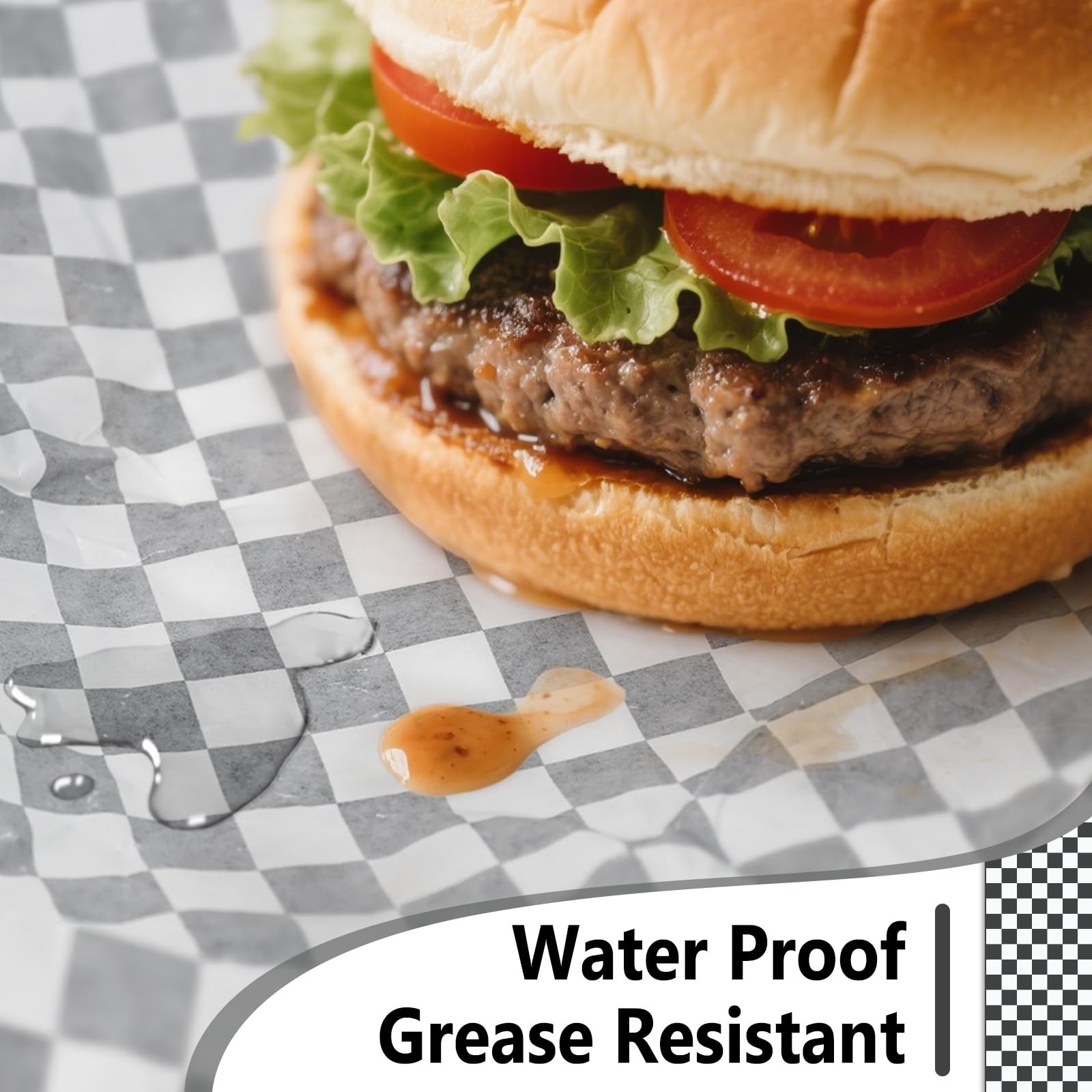 EcoDispose 12 x 12 Inches Grease Proof Deli Paper Precut Sheets for Deli Food…