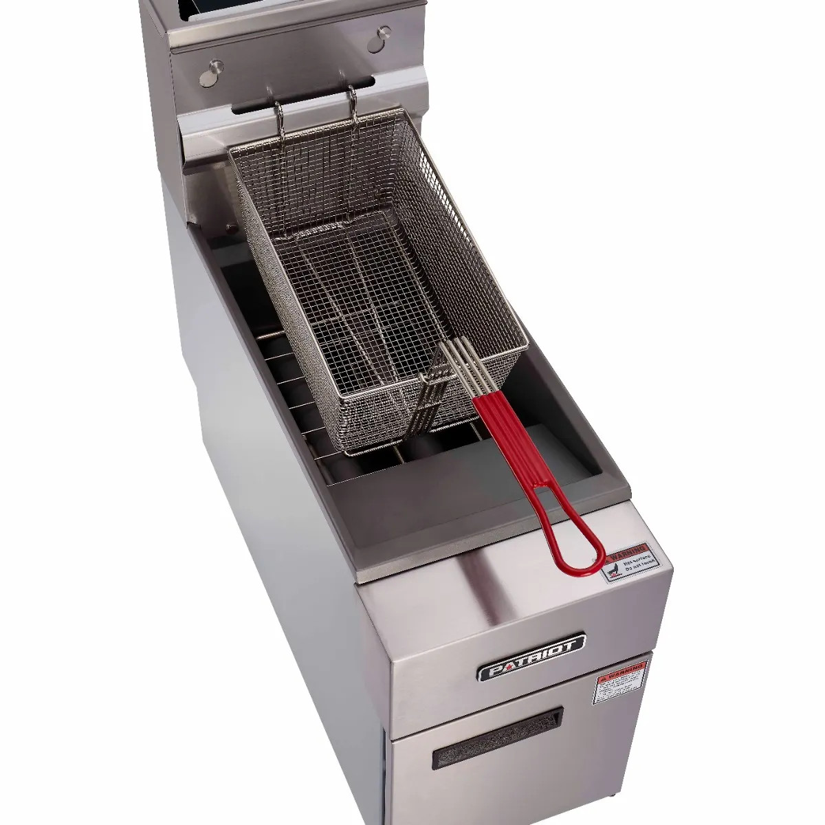 Patriot PT-CTF-2NG Natural Gas 25 lb. Commercial Countertop Fryer 44,000 BTU