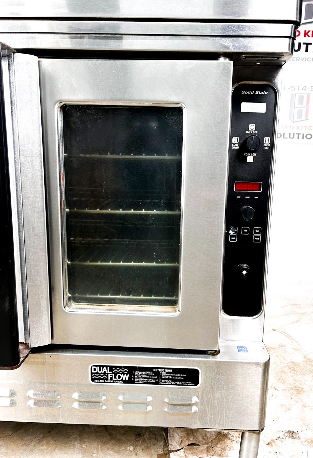 BLODGETT DFG-100 DOUBLE STACKED NATURAL GAS CONVECTION OVEN Free Delivery