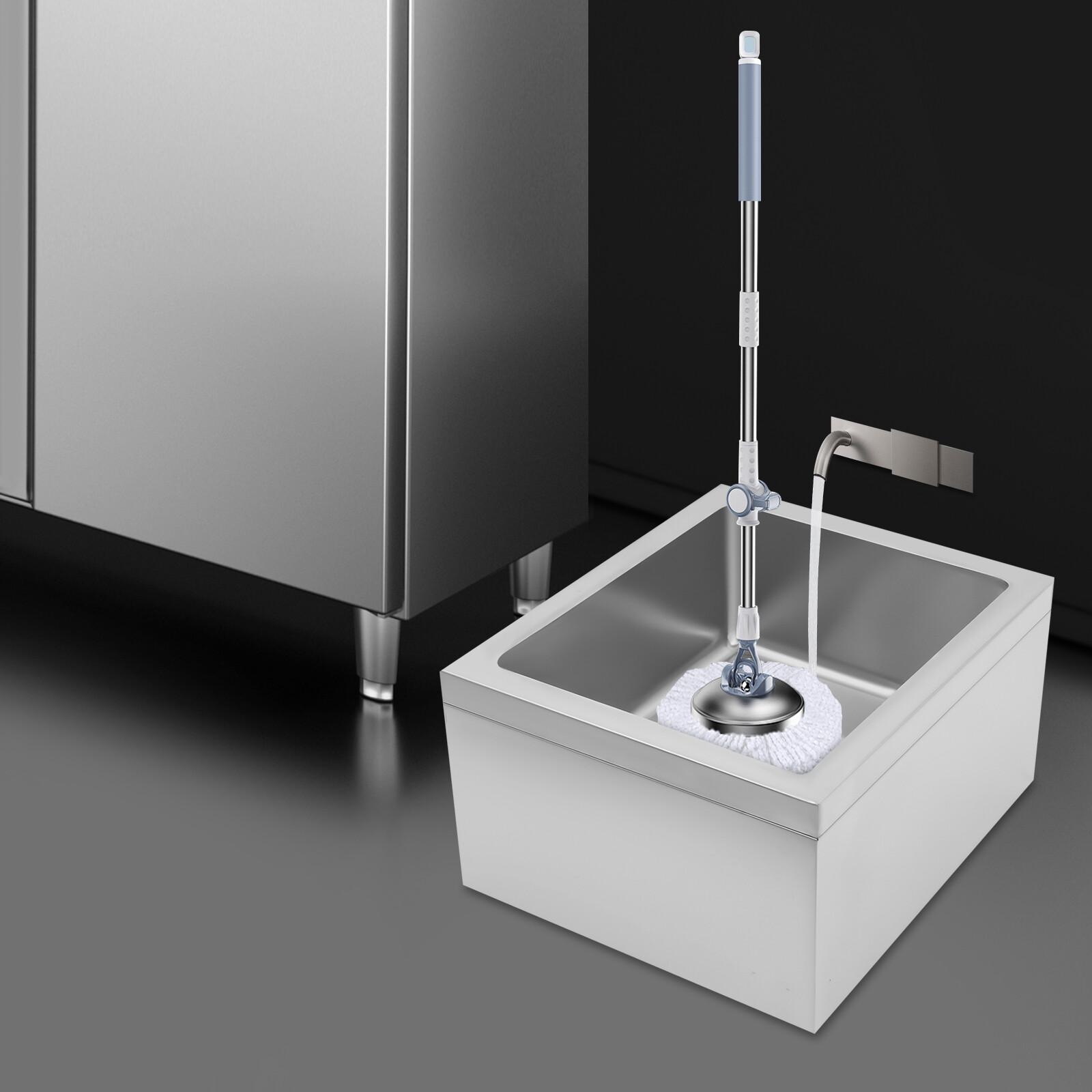 Commercial Single Bowl Free Standing Sink Restaurant Kitchen Sink Utility Sink