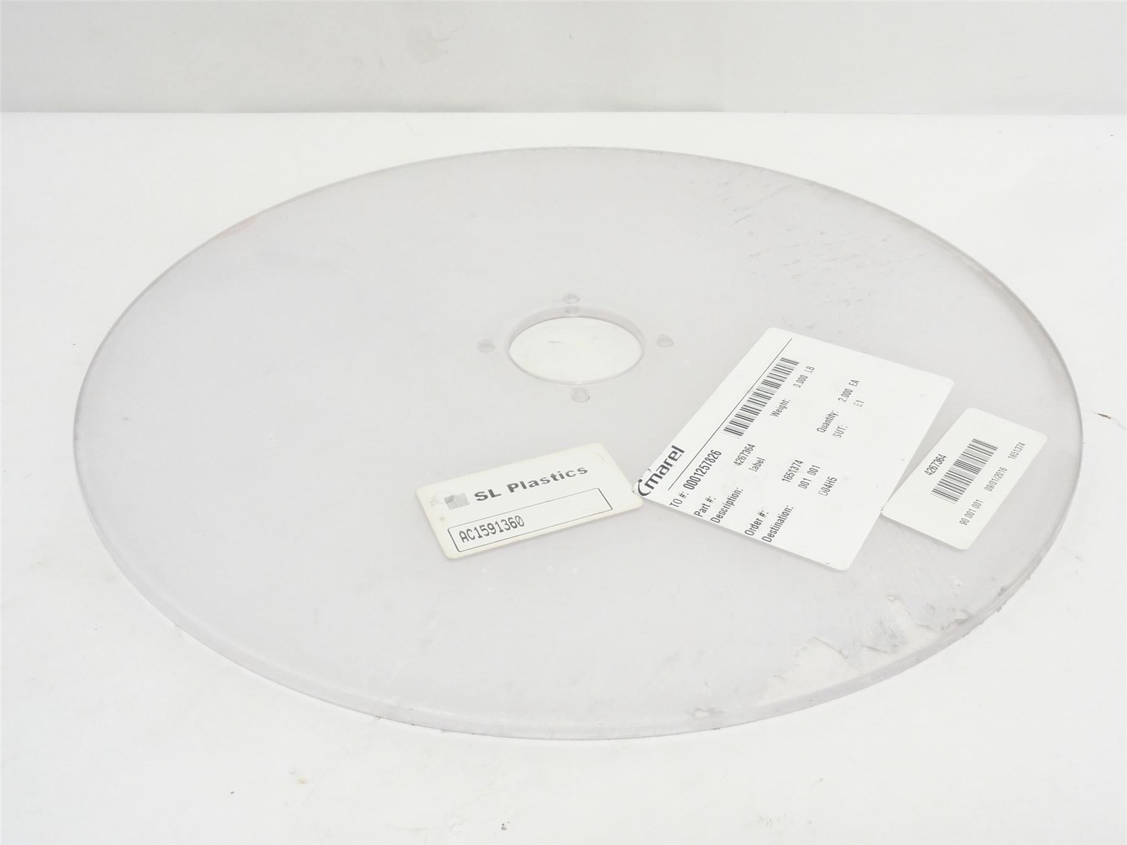 253537 Old-Stock; Marel 4267364 Labeler Mount Plate AC1591360