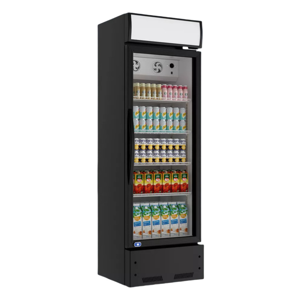 Commercial Merchandiser Refrigerator Glass Door Beverage Cooler 8Cu.Ft Bar New