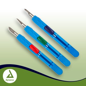 Medi-Cut Disposable Scalpel – Retractable Safety Scalpel with Lock – #11