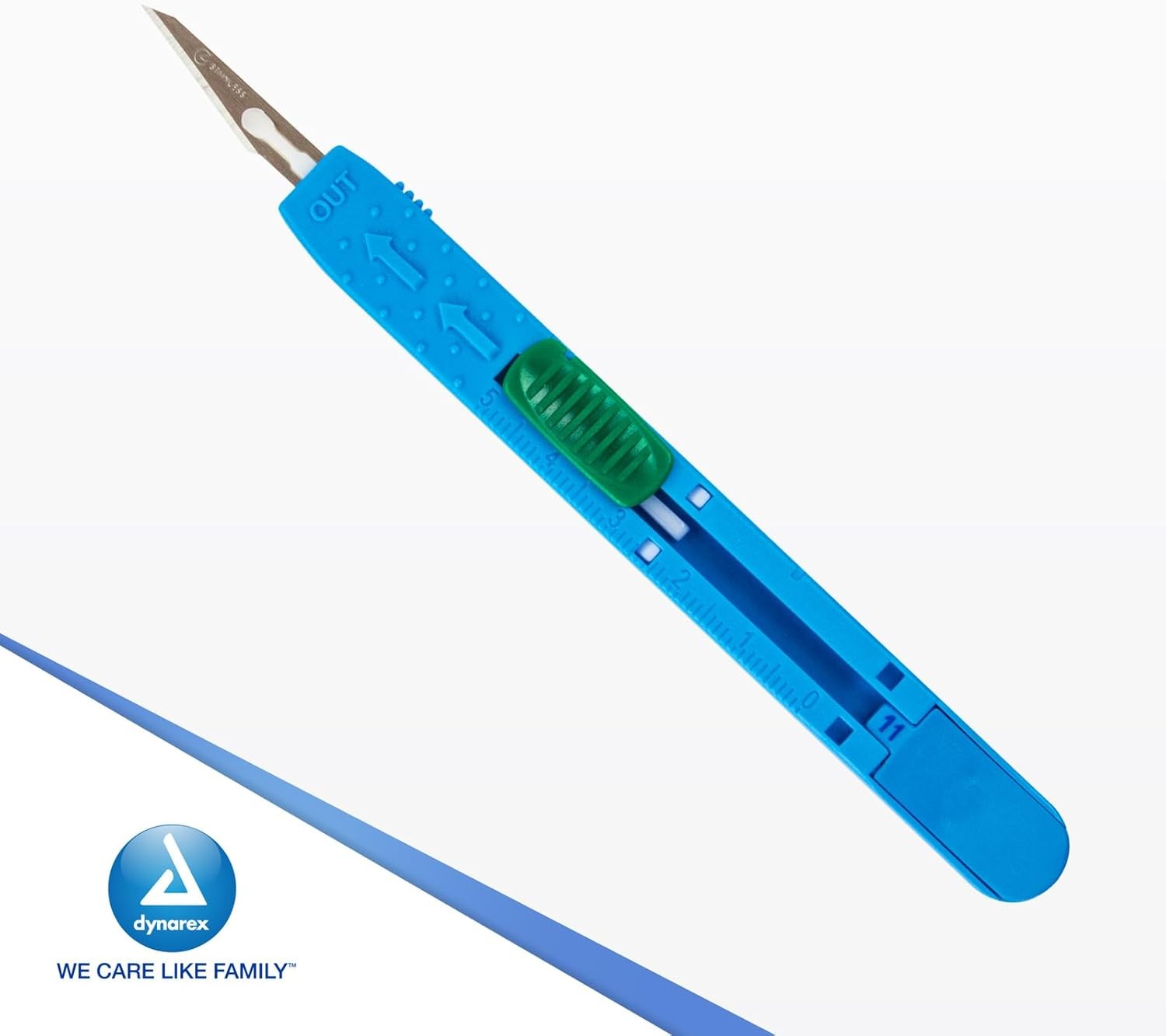 Medi-Cut Disposable Scalpel – Retractable Safety Scalpel with Lock – #11