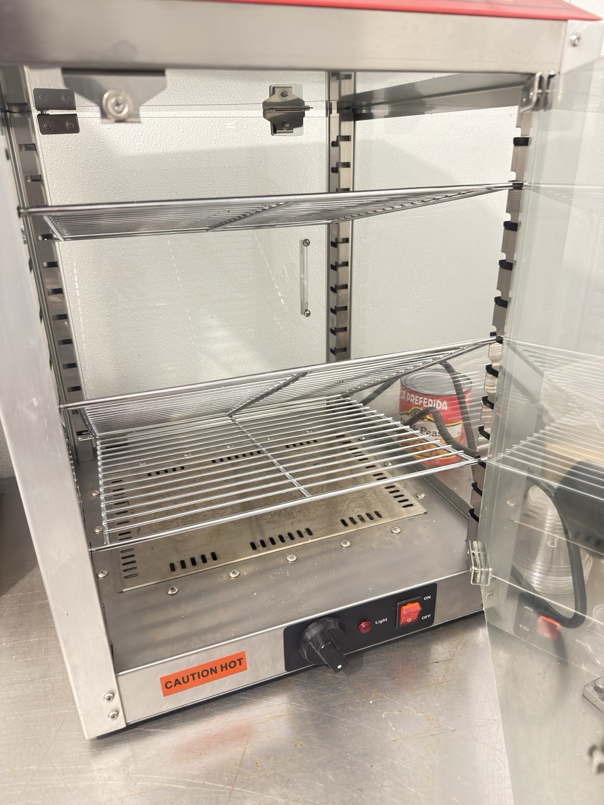 Winco 51040 16” Pizza Heated Merchandiser