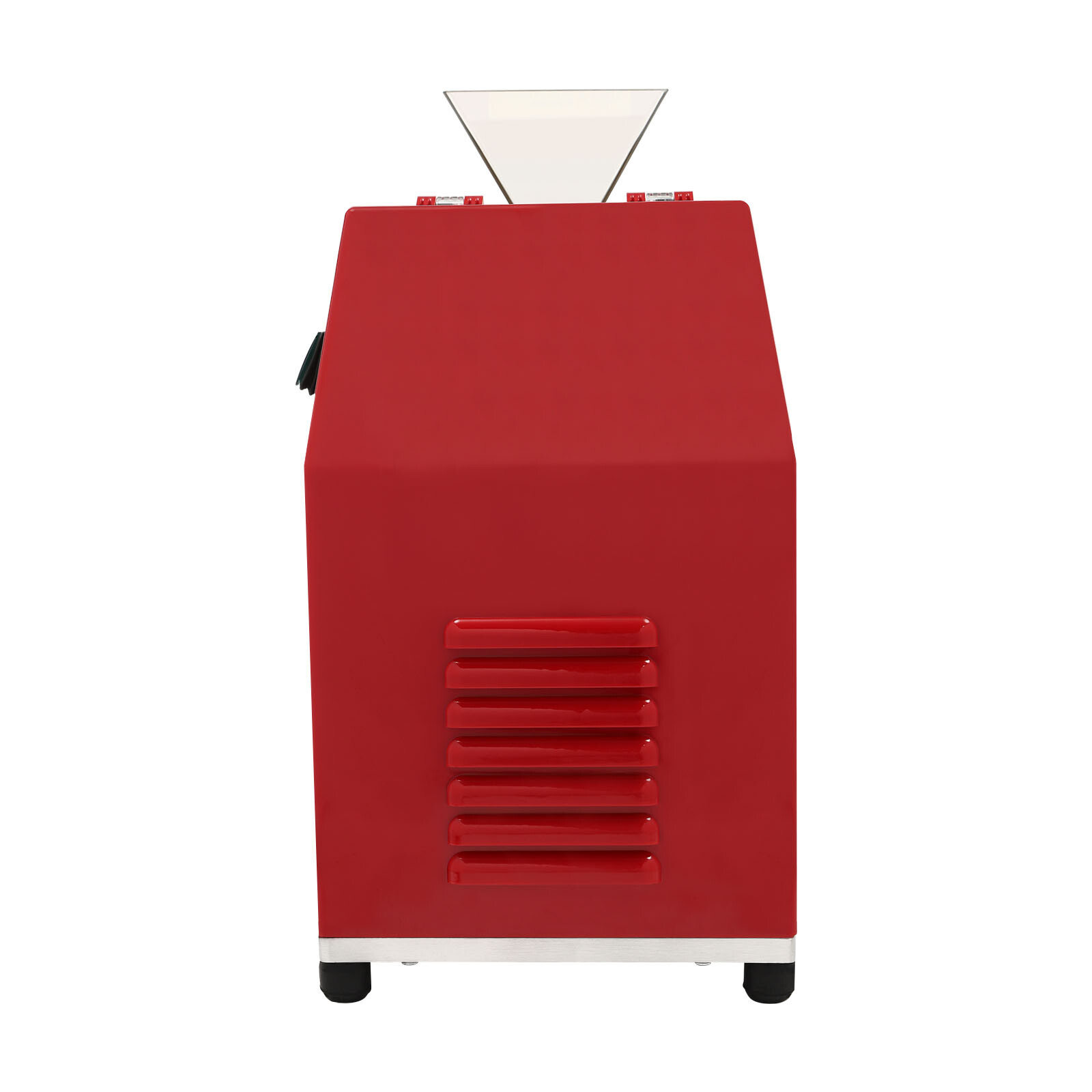 1100W Stainless Steel Meat Slicer Cutter Commercial Vertical Feed Red Silver