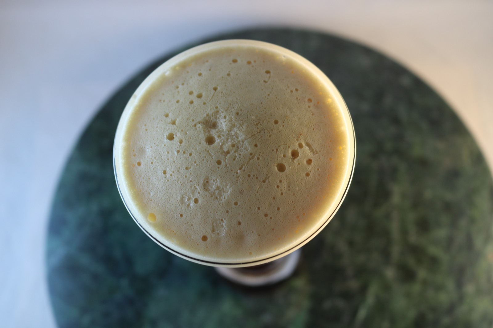 Realistic Faux Dark Beer Prop Resin Stout Pilsner Glass Photography Bar Decor