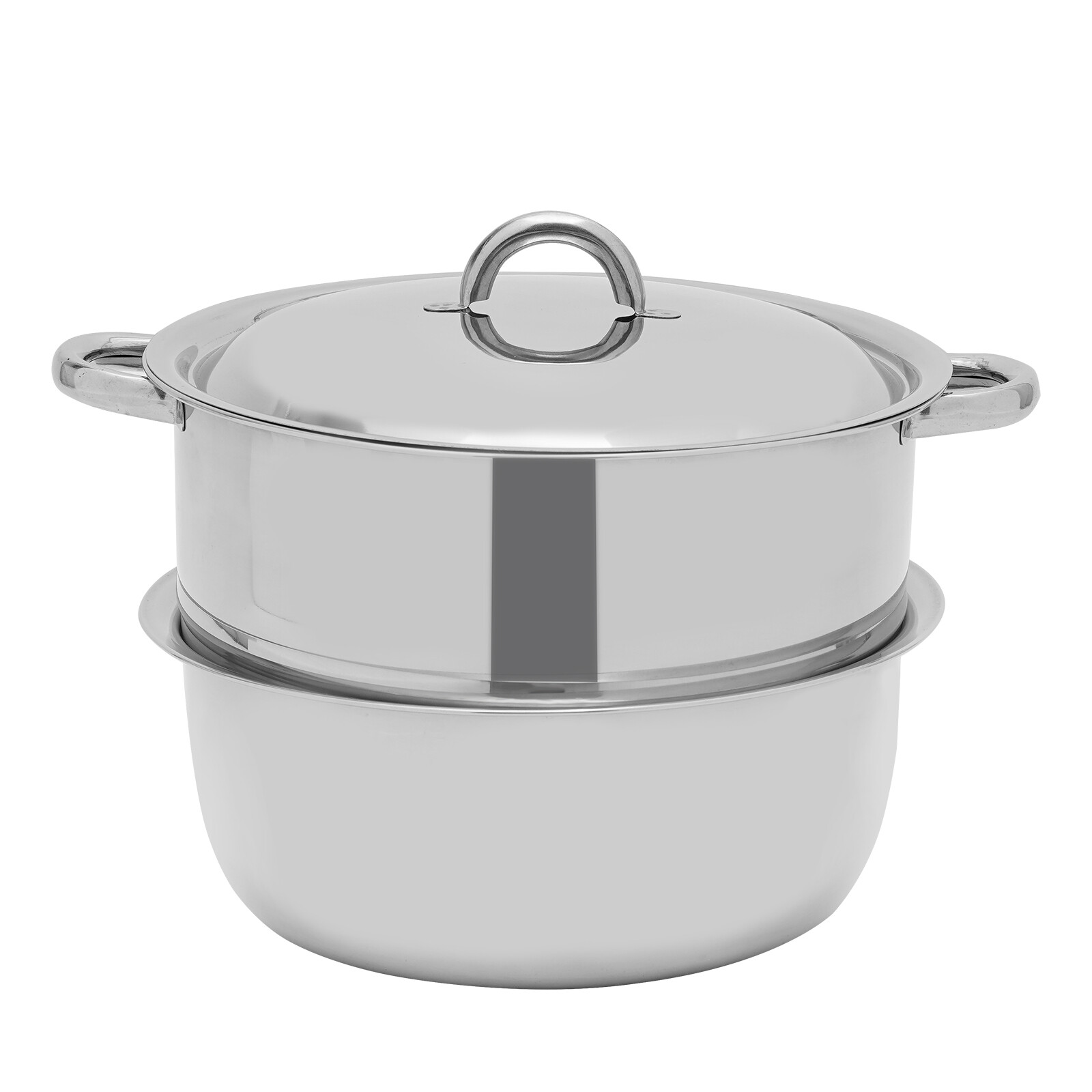 14.2 Qt Full-Size Round Stainless Steel Catering Dish Buffet Food Warmer Hot Pot