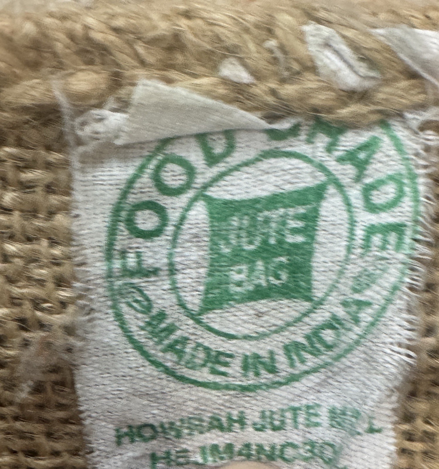 Vintage Guatemala Coffee Burlap Sack Clean Coffee 150 LBS Rustic Farmhouse Decor
