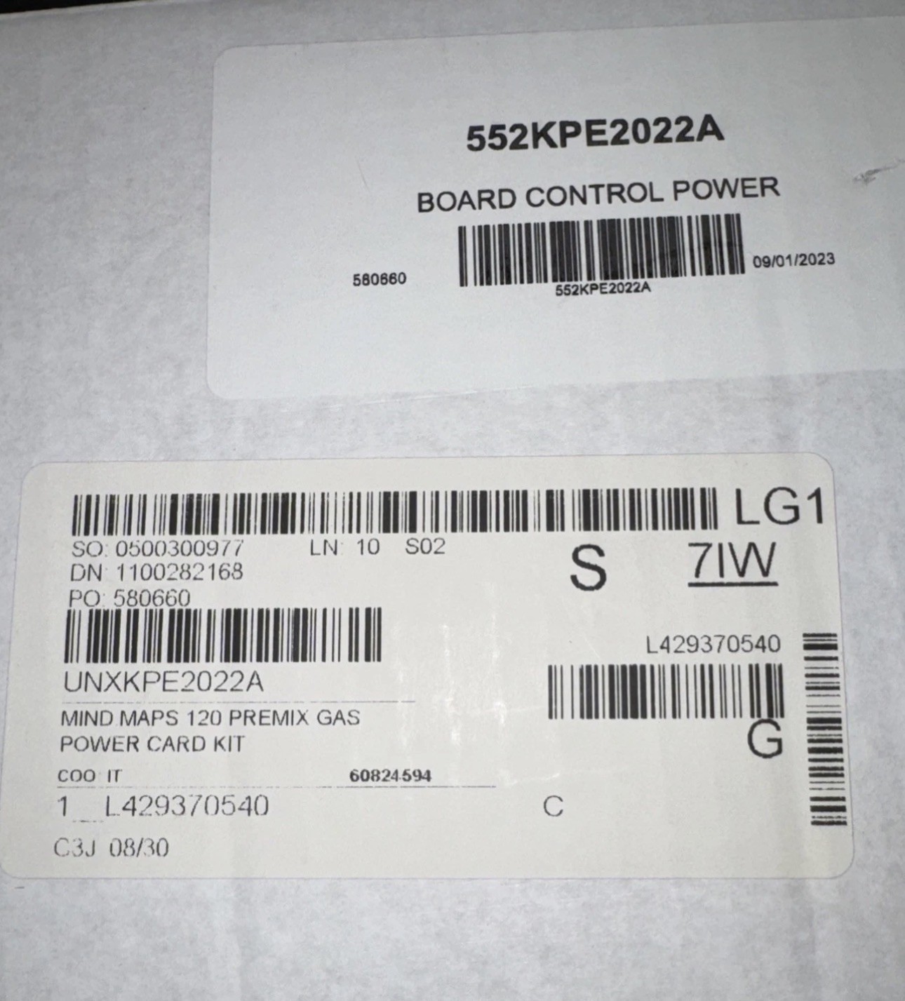 Unox Mind.Maps Plus Power Board Kit KPE2038A for Convection Oven