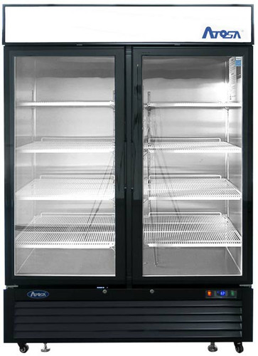 Atosa MCF8721ES 54″ Two Glass Door Freezer Merchandiser, 43.8 cu. ft. Swing door