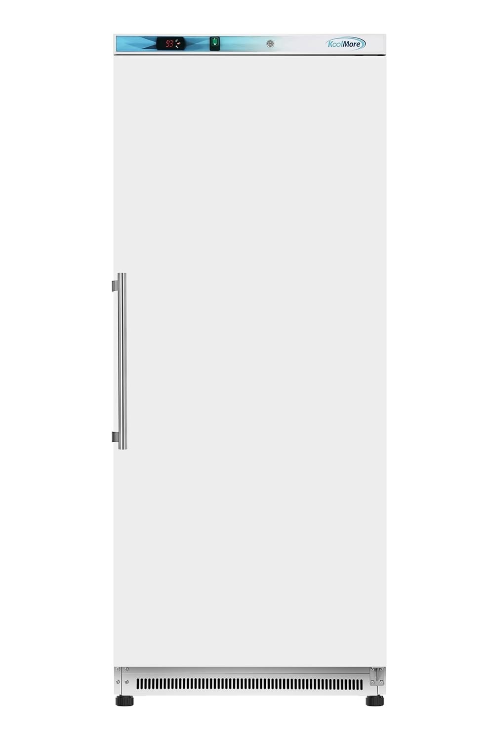 Professional Grade 20 Cu. Ft. White Refrigerator with Manual Defrost & 4 Shelves