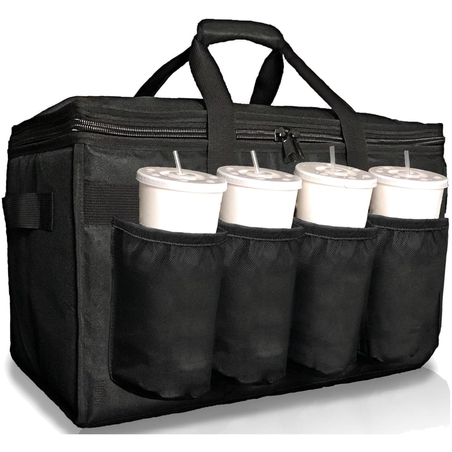 Commercial Quality Insulated Food Delivery Bag with Spacious Compartments
