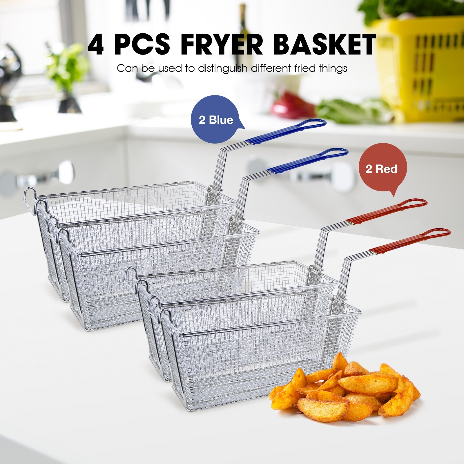 CMI Commercial Floor Deep Fryer Liquid Propane 3/4/5 Burners Fryer with 2 Basket
