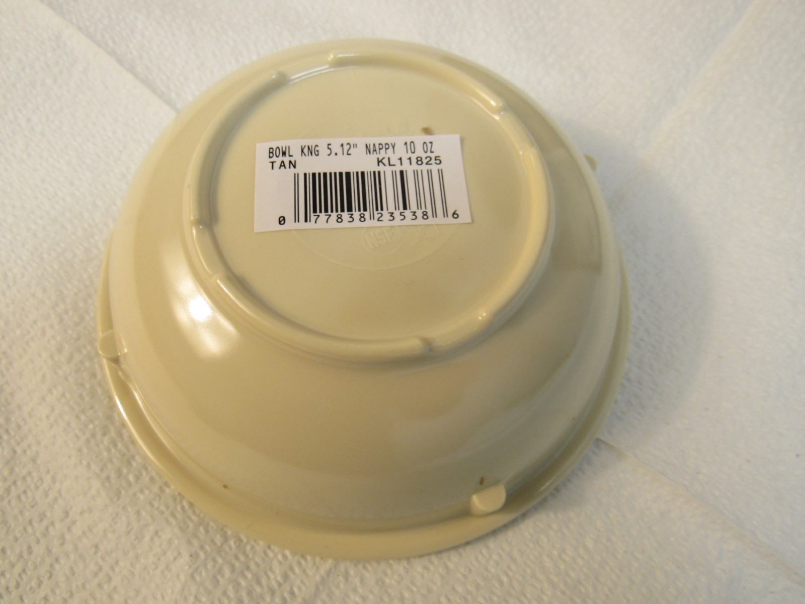 Carlisle KL11825 Nappy Bowl 10oz Tan 5.12″ Tan Case of 48 Food Service Bowl