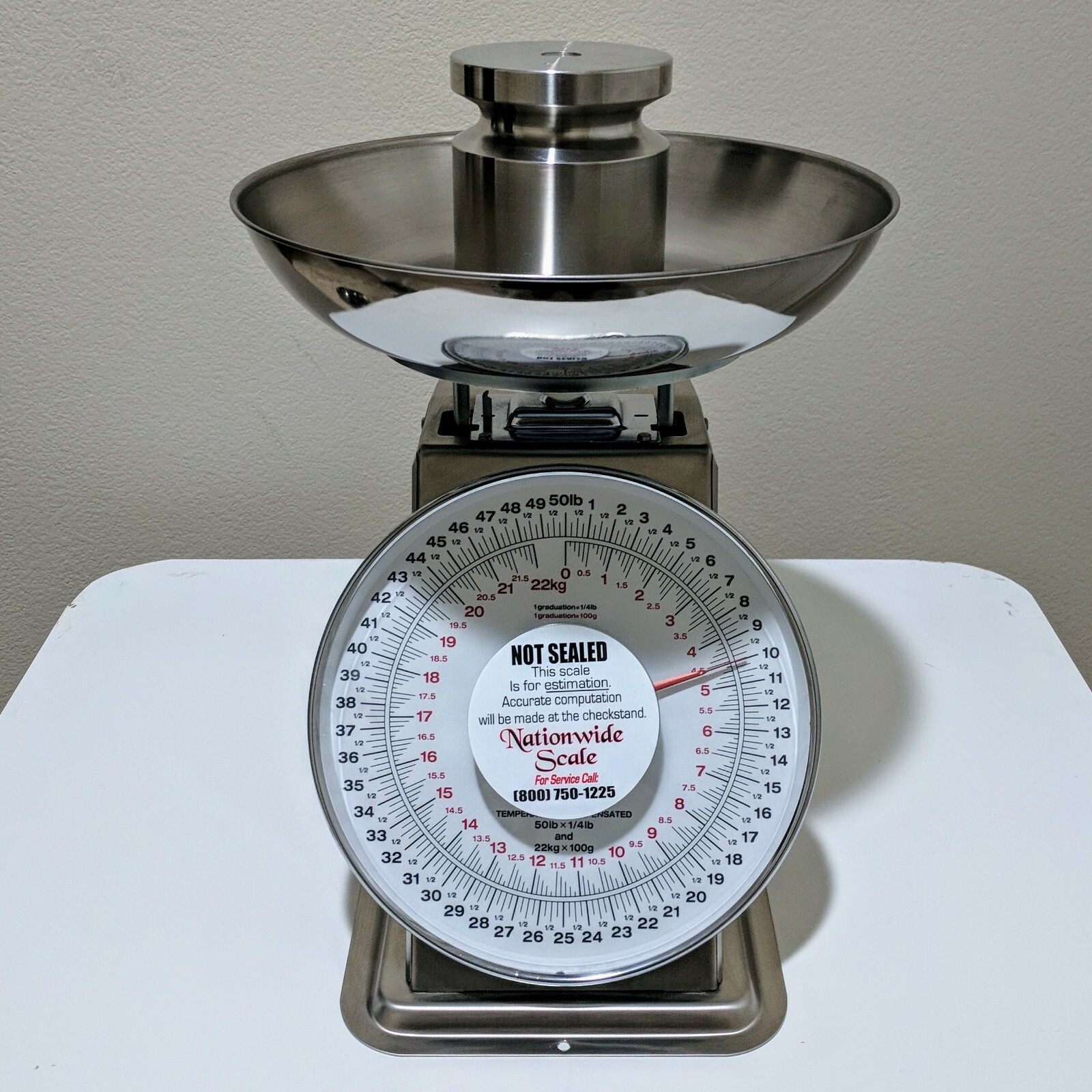 AccuWeigh SM(N)-54PK Mechanical Scale (50 x 0.25lb)