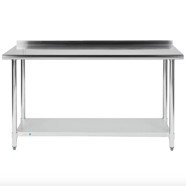 Commercial 24″ x 60″ Stainless Steel Work Prep Table With BACKSPLASH Kitchen NSF