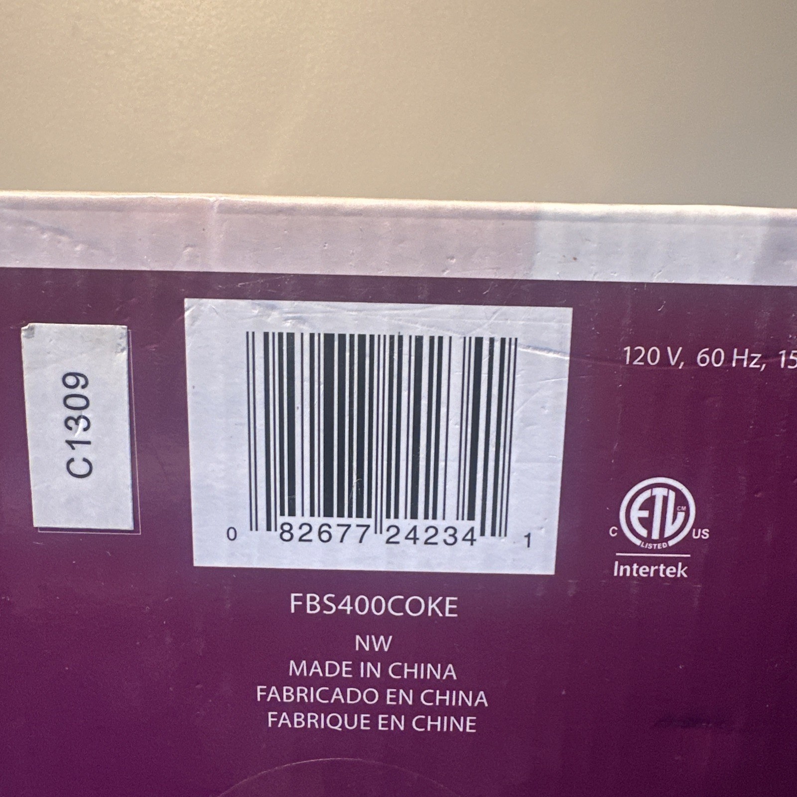 Nostalgia Electric Frozen Beverage Station Ice Shaver FBS400COKE – New In Box