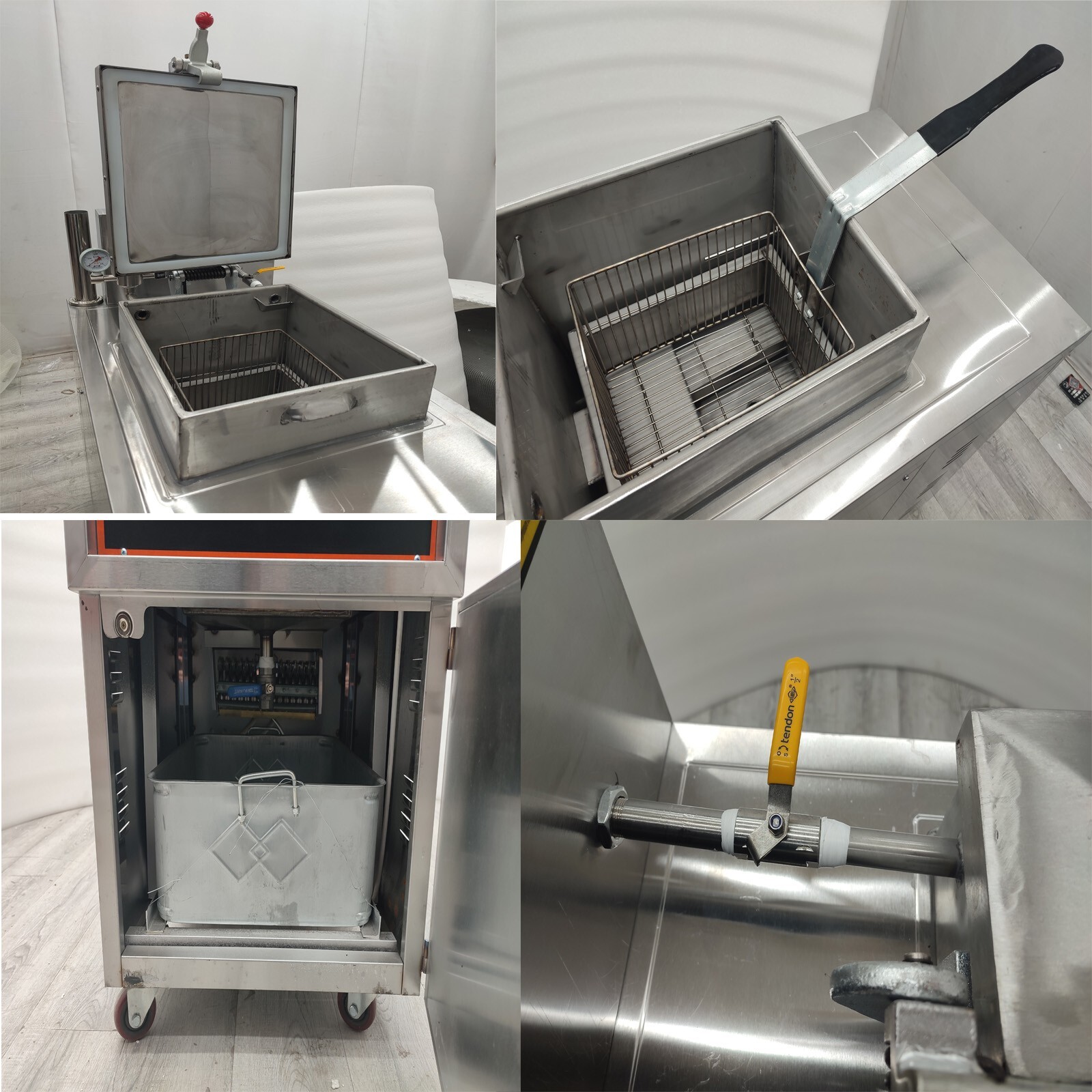 110V 45L CNC High Pressure Furnace Fried Chicken Stove Liquefied Petroleum Gas