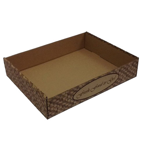 Freeport Paper Corrugated B-Flute Carry Box 15.5″ L x 12″ W x 3″ D | 50/Bundle