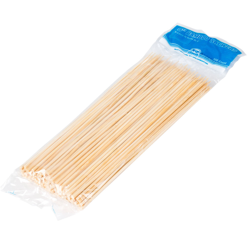 USA SELLER BAMBOO SKEWERS 12″ (100) FREE SHIPPING US ONLY