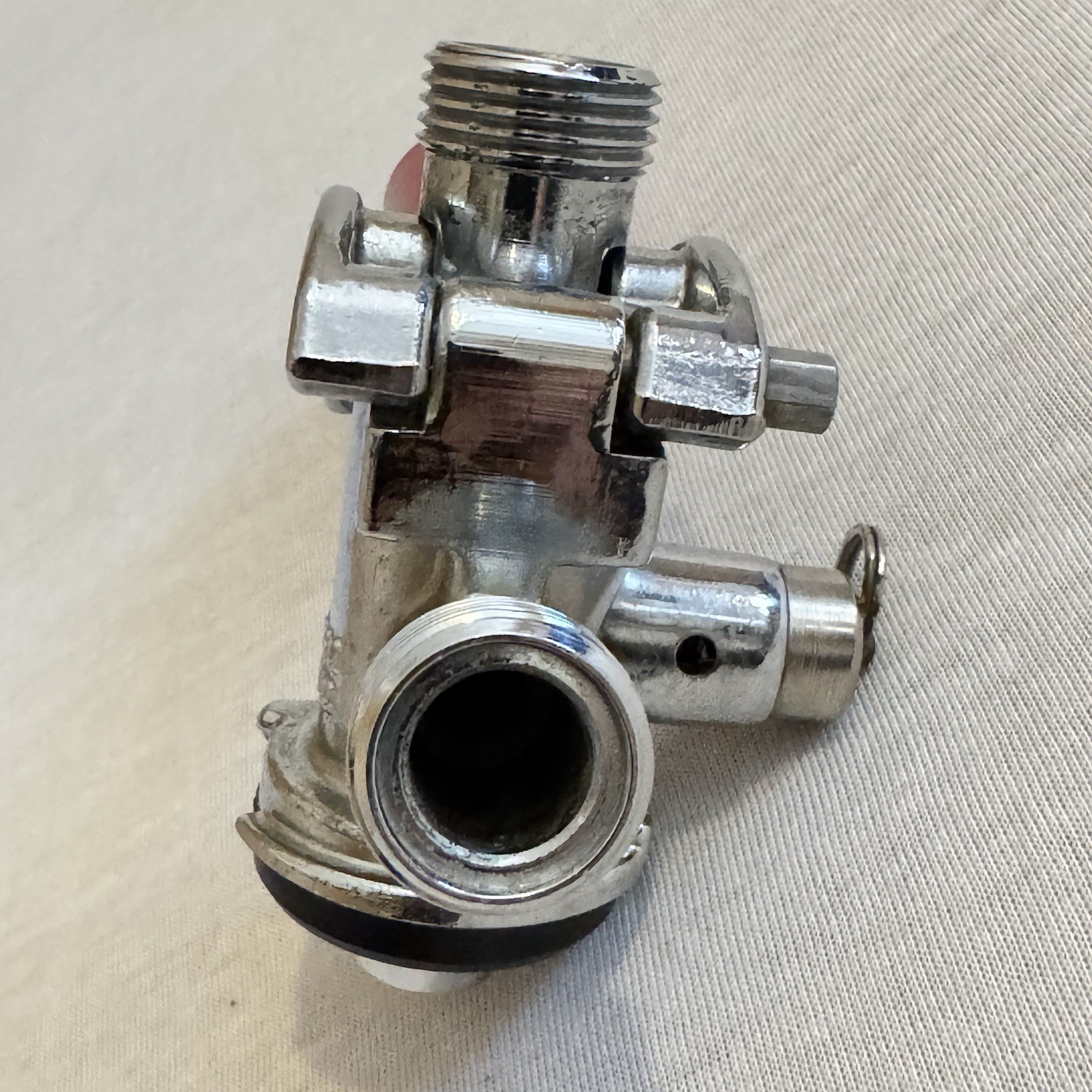 Micro Matic Red Coors Lever Handle D-System Keg Coupler Untested