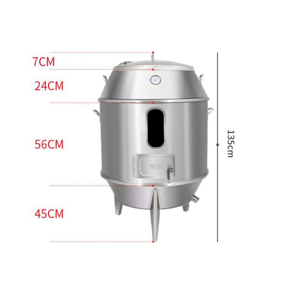 PreAsion Chicken Duck Roaster Grill Cooker Stainless Steel Roast Duck Oven with