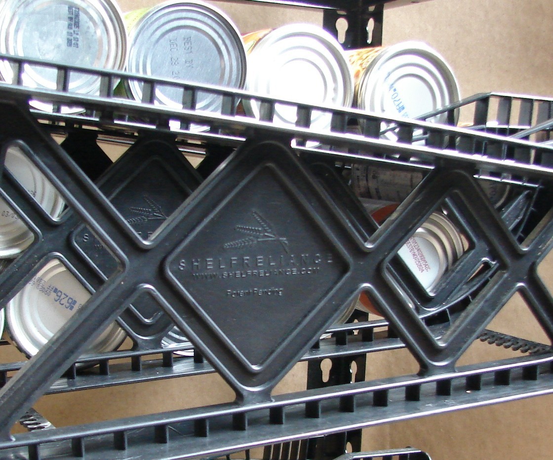 SHELF RELIANCE Adjustable CAN RACK Storage System, 99 Cans, METAL FRAME, Nice!!