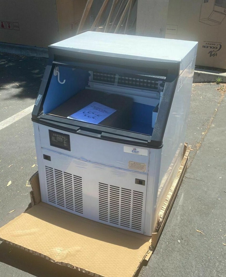 NEW 289 LBS Commercial Ice Maker Stainless Steel Restaurant Ice Cube Machine NSF