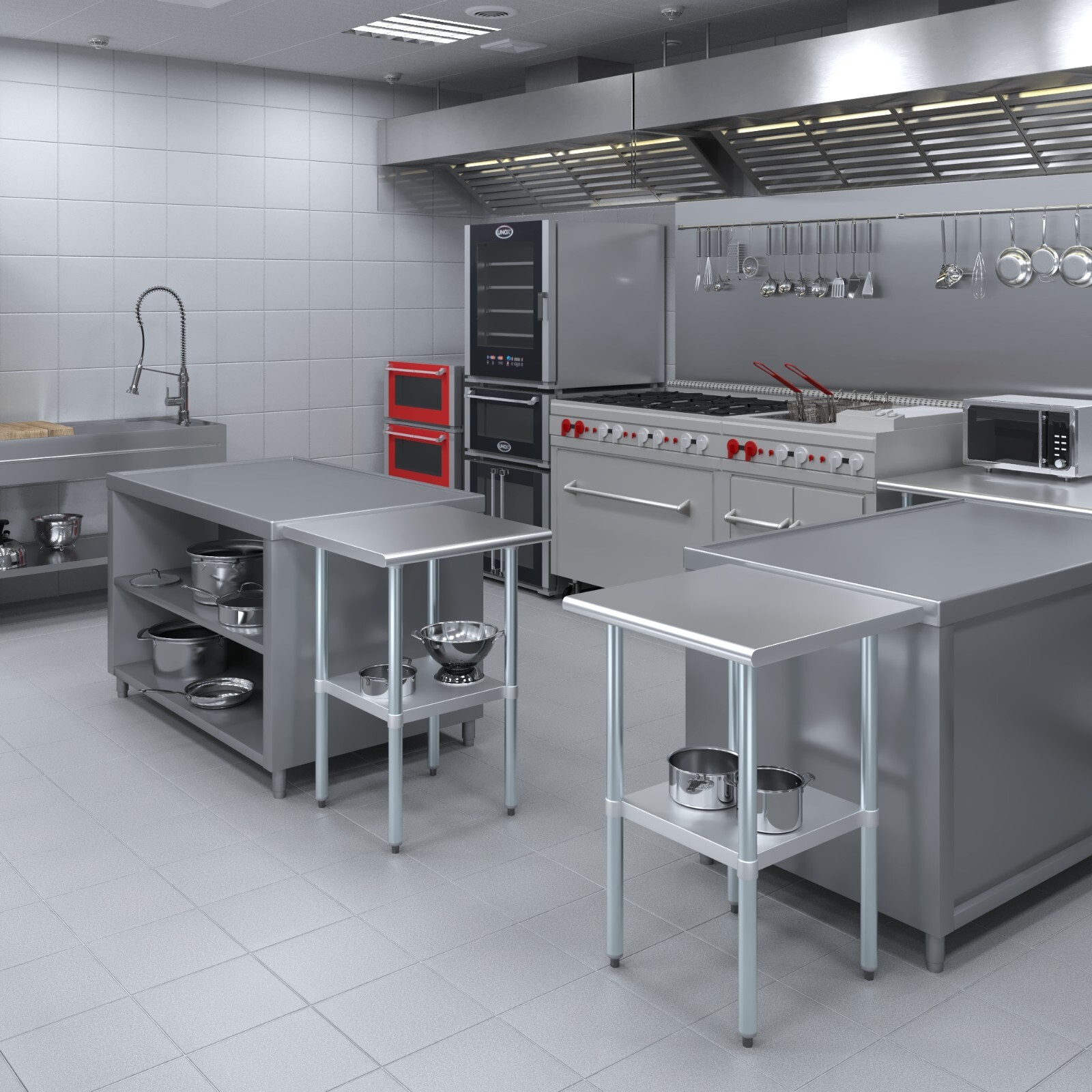 24 in. x 24 in. Stainless Steel Table